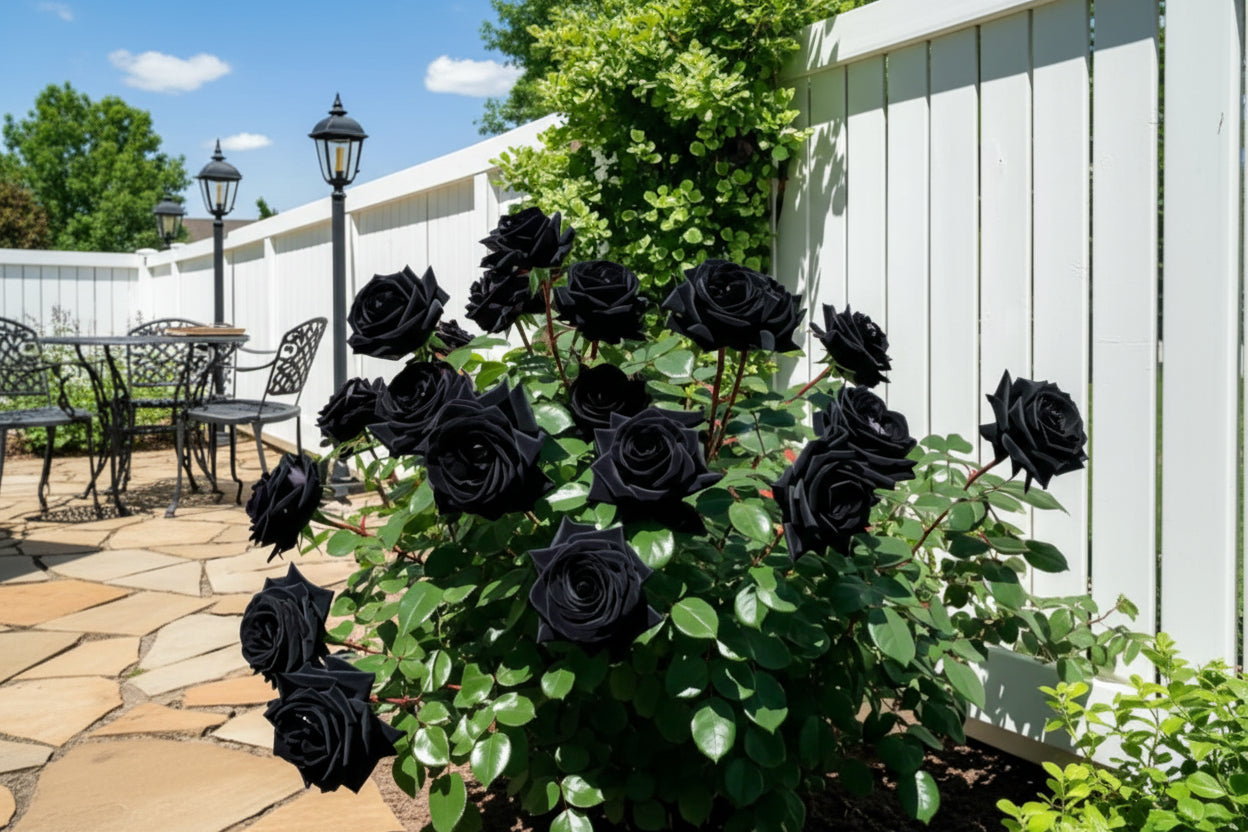 Black Rose Seeds (Pack of 20) with Plant Growth Serum