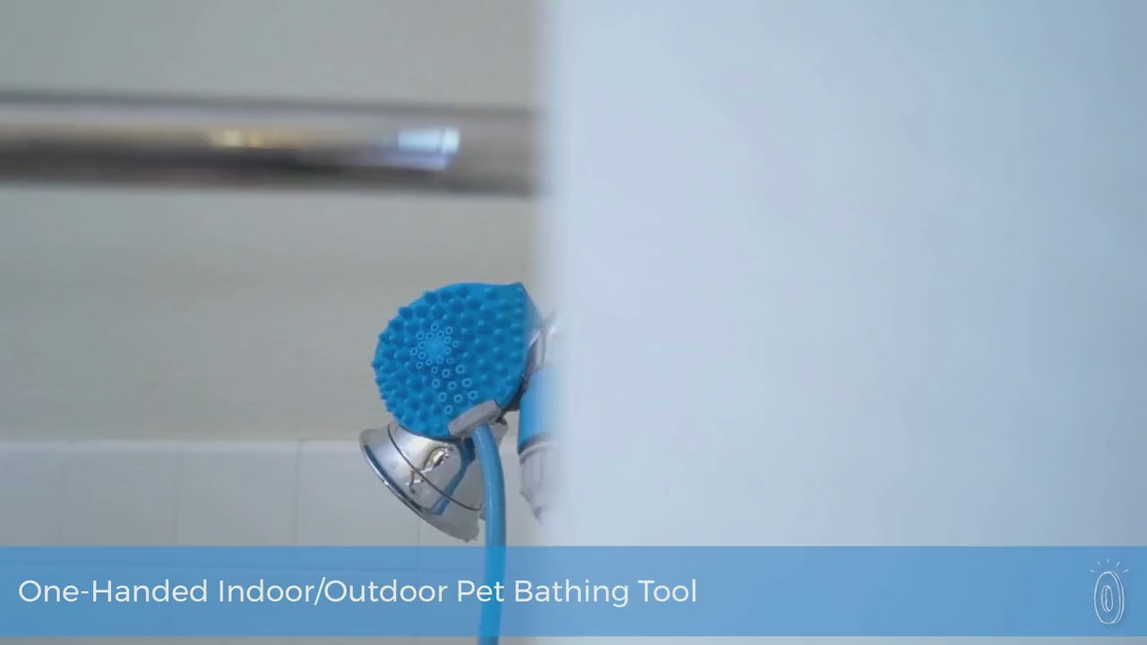 Pet Bathing Tool - Cleaning Washing Massager Scrubber Brush for Dog