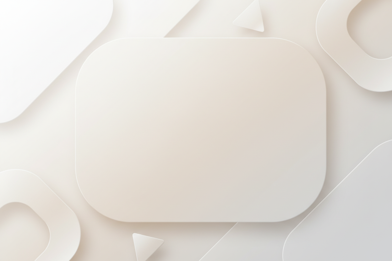 Ultra-clean, modern e-commerce hero banner background for a Shopify general store.
Minimalist design with a soft neutral gradient (white, light beige, very light gray).
Subtle abstract shapes and smooth shadows for depth, no clutter.
Bright, airy lighting with a premium feel.
No text, no logos, no people, no products.
Center space left empty for headline and call-to-action overlay.
Professional DTC brand aesthetic, Apple-like cleanliness.
High resolution, sharp, realistic, smooth textures.
Perfect for homep